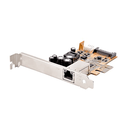 Tarjeta de Red PCIe Gigabit Ethernet PoE StarTech con Puerto RJ45