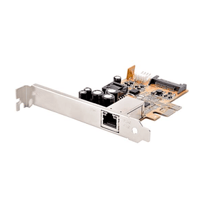 Tarjeta de Red PCIe Gigabit Ethernet PoE StarTech con Puerto RJ45