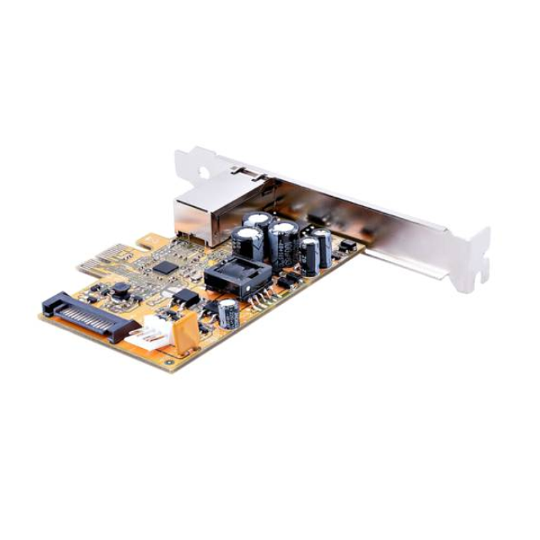 Tarjeta de Red PCIe Gigabit Ethernet PoE StarTech con Puerto RJ45 2