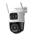 Cámara Imou Cruiser Dual 2 de 6MP exterior tipo PT lente fijo de 3MP y lente PT de 3MP iluminación máxima de hasta 30m.