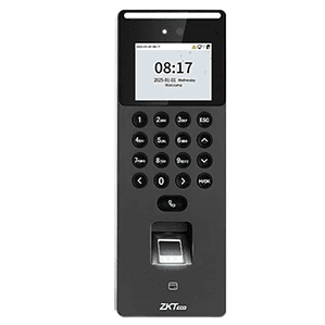 Terminal de control de acceso Standalone IP, Reconocimiento facial, huella, clave