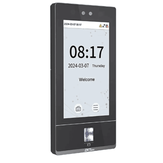 Terminal de control de acceso Standalone IP, Reconocimiento facial, huella, Tarjeta ID 125kHz, Protección IP65