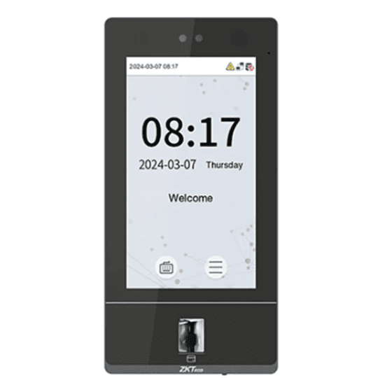 Terminal de control de acceso Standalone IP, Reconocimiento facial, huella, Tarjeta ID 125kHz, Protección IP65