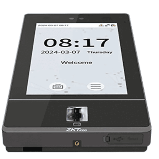 Terminal de control de acceso Standalone IP, Reconocimiento facial, huella, Tarjeta ID 125kHz, Protección IP65