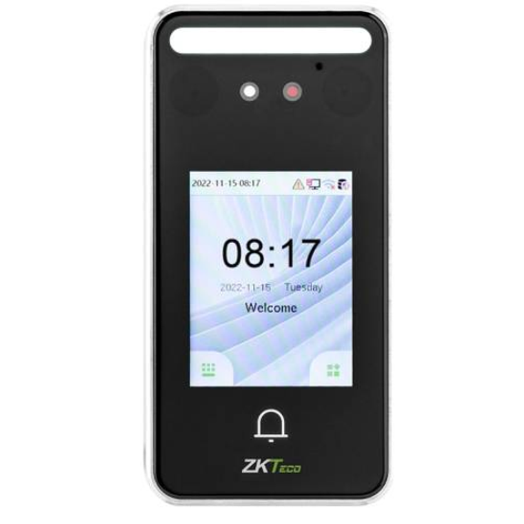 Terminal de Control de Acceso y Asistencia Facial Visible Light 500 rostros 3,000 tarjetas 1