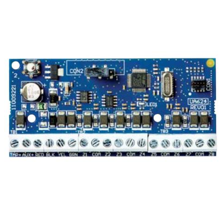 Modulo DSC de expancion de zonas cableadas. 8 zonas alimentacion auxiliar 125mA. 1