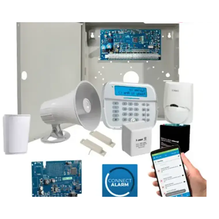 Kit de teclado, transformador, gabinete y panel de control de Alarma Series Pro 8 a 248 Zonas 2