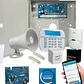 Kit de teclado, transformador, gabinete y panel de control de Alarma Series Pro 8 a 248 Zonas - Miniatura 2