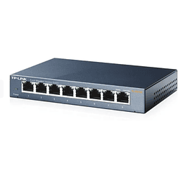 Switch para sobremesa con 8 puertos a 10/100/1000 Mbps