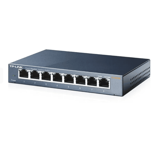 Switch para sobremesa con 8 puertos a 10/100/1000 Mbps