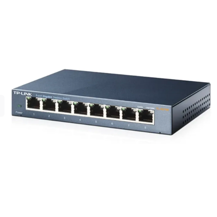 Switch para sobremesa con 8 puertos a 10/100/1000 Mbps 1