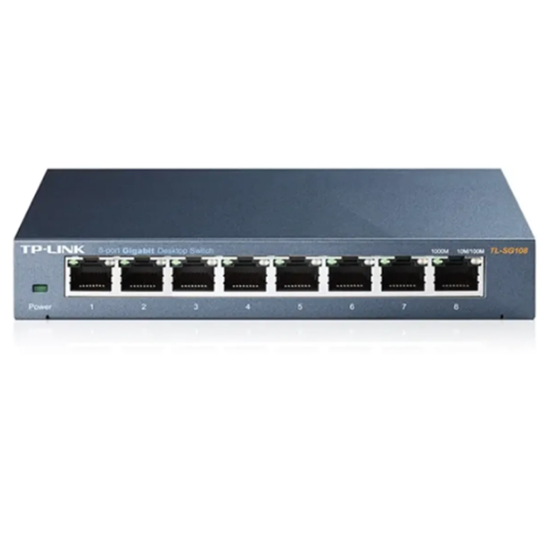 Switch para sobremesa con 8 puertos a 10/100/1000 Mbps 2