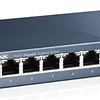 Switch para sobremesa con 8 puertos a 10/100/1000 Mbps