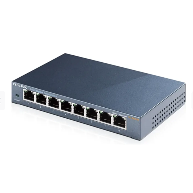 Switch para sobremesa con 8 puertos a 10/100/1000 Mbps 4