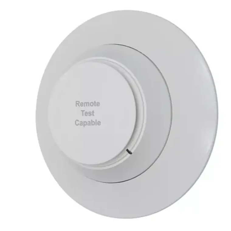 Sensor de Humo Foto Eléctrico de bajo perfil blanco (Incluye Base) - Honeywell 3