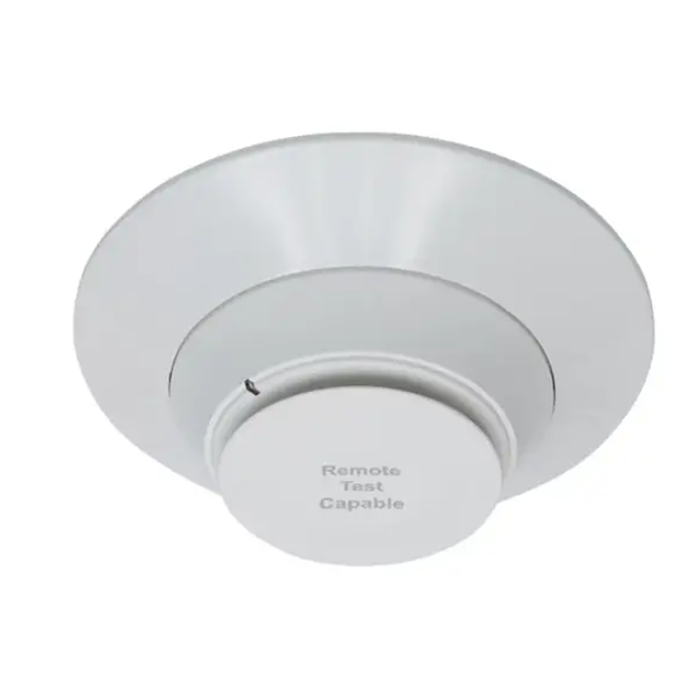 Sensor de Humo Foto Eléctrico de bajo perfil blanco (Incluye Base) - Honeywell 1