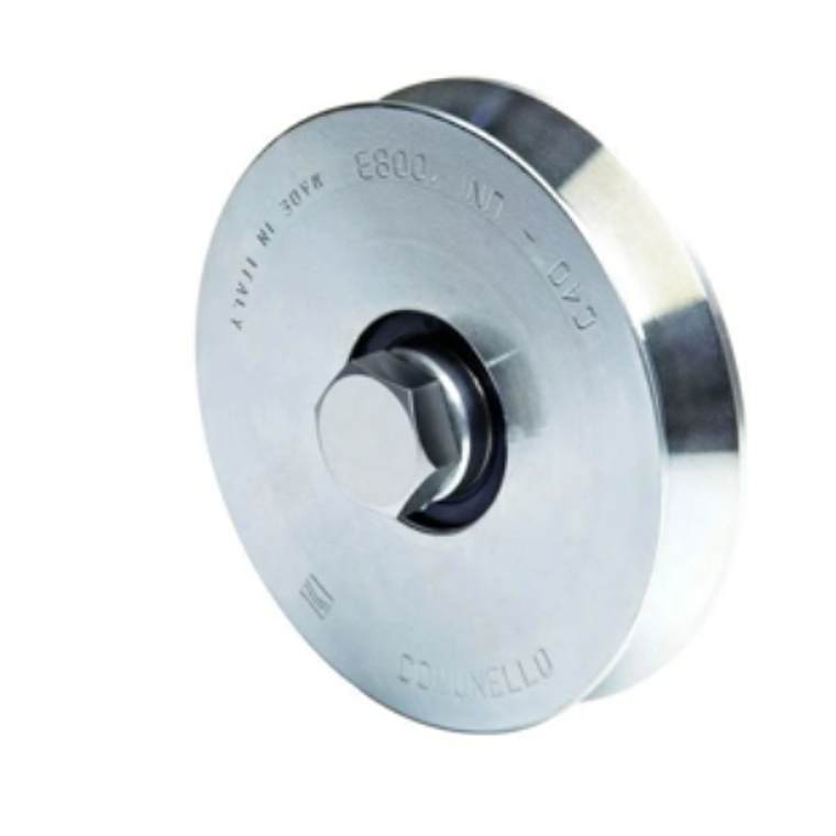  Rueda para canal V de 70mm de 1 rodamiento soporta 190 Kg 2