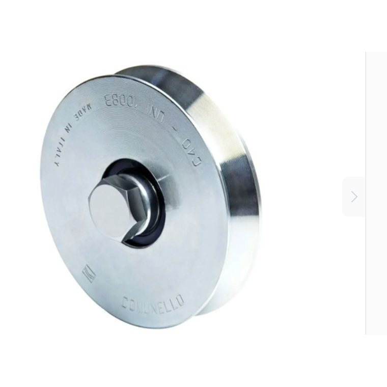  Rueda para canal V de 70mm de 1 rodamiento soporta 190 Kg 1