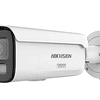 Cámara de red tipo bala varifocal motorizada ColorVu de 6 MP con luz híbrida inteligente - Hikvision 
