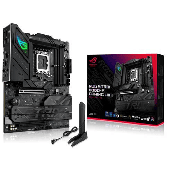 Placa Madre ASUS ROG STRIX B860-F Gaming WiFi (LGA1851, DDR5 9066MHz, M.2 x4, ATX)