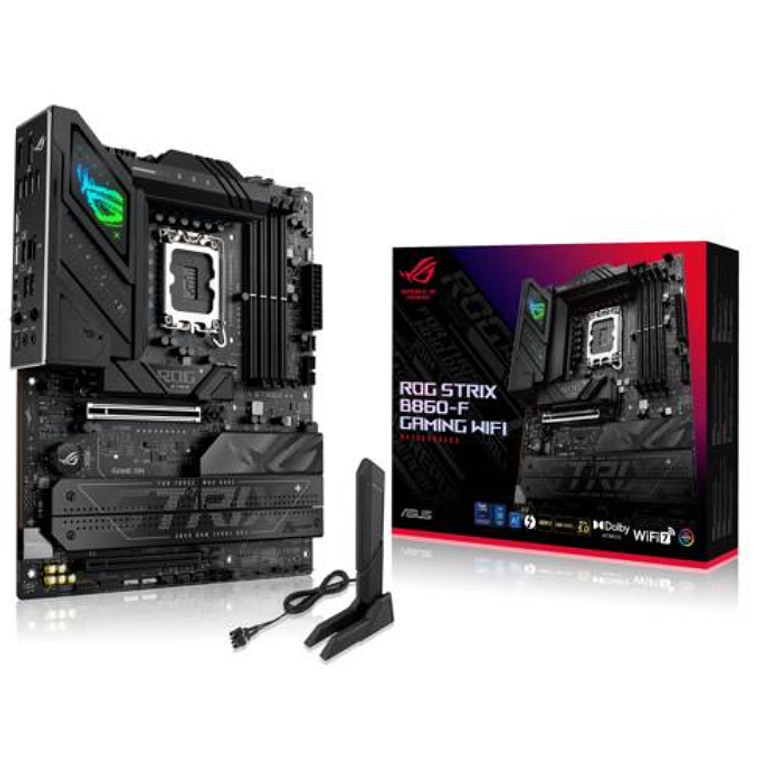 Placa Madre ASUS ROG STRIX B860-F Gaming WiFi (LGA1851, DDR5 9066MHz, M.2 x4, ATX) 1