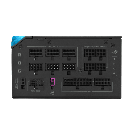 Fuente de Poder Asus Rog Thor 1200W Platinum III, Pantalla Oled