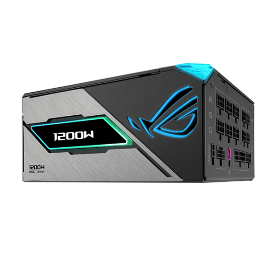 Fuente de Poder Asus Rog Thor 1200W Platinum III, Pantalla Oled