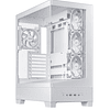 Gabinete Gamer ASUS A31 Plus, Mid Tower, Vidrio Templado, Incluye 4 Ventiladores ARGB, Blanco