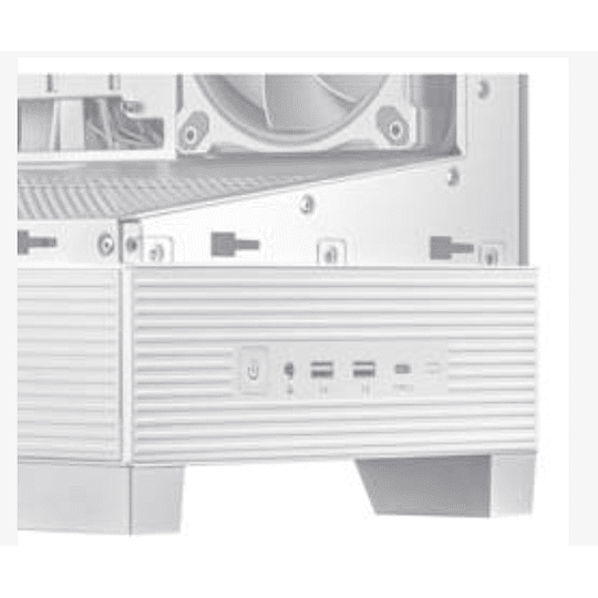 Gabinete Gamer ASUS A31 Plus, Mid Tower, Vidrio Templado, Incluye 4 Ventiladores ARGB, Blanco
