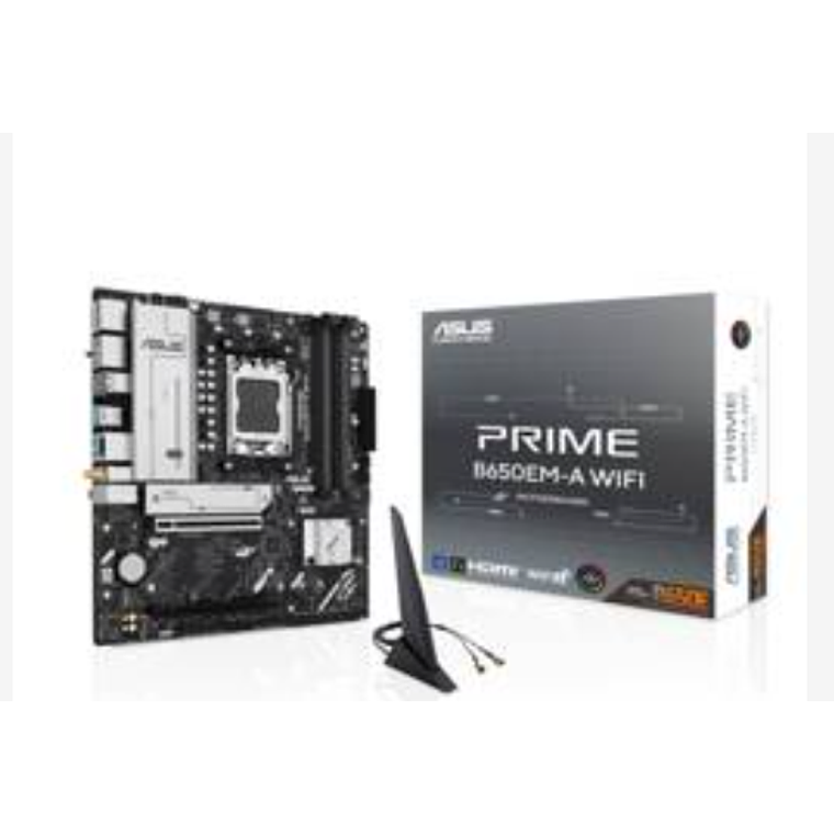 Placa Madre Asus Prime B650EM-A WIFI Socket AMD AM5 4xDDR5, 3xM.2, 4x SATA, PCIe 5.0, Micro-ATX 7