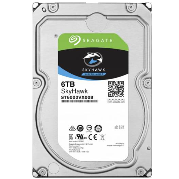 Disco duro de Videovigilancia 6TB - Segate SkyHawk. 2