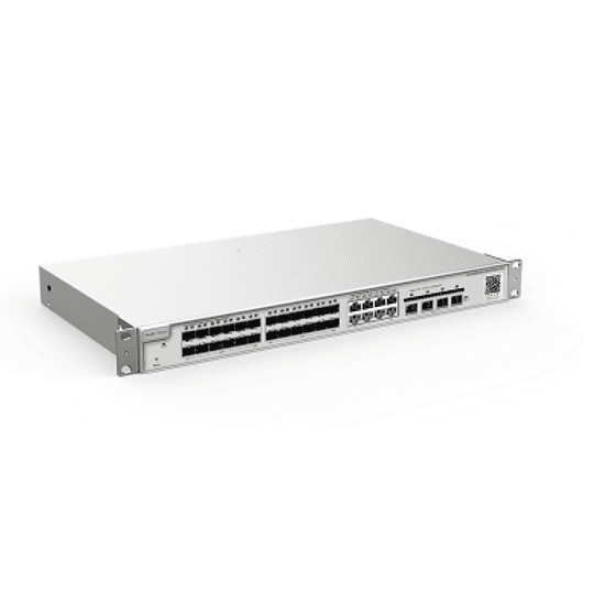 Switch de capa 3 con 24 puertos SFP 1Gbps, 8 puertos GigaEthernet, 4 SPF+ h