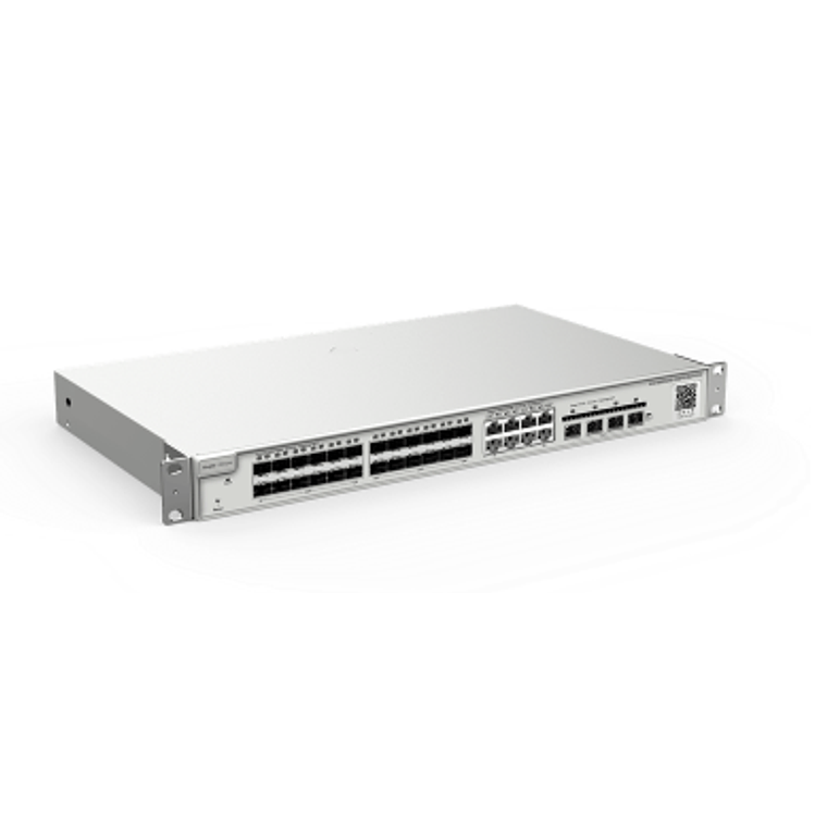 Switch de capa 3 con 24 puertos SFP 1Gbps, 8 puertos GigaEthernet, 4 SPF+ h 1