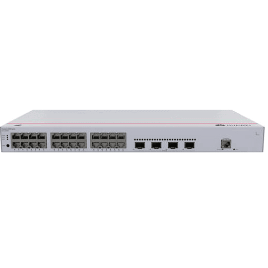 Switch Huawei eKit 24 puertos 10/100/1000Base-T 4 Puertos 10 GE SFP+ capacidad de conmutación de 128 Gbit/s 