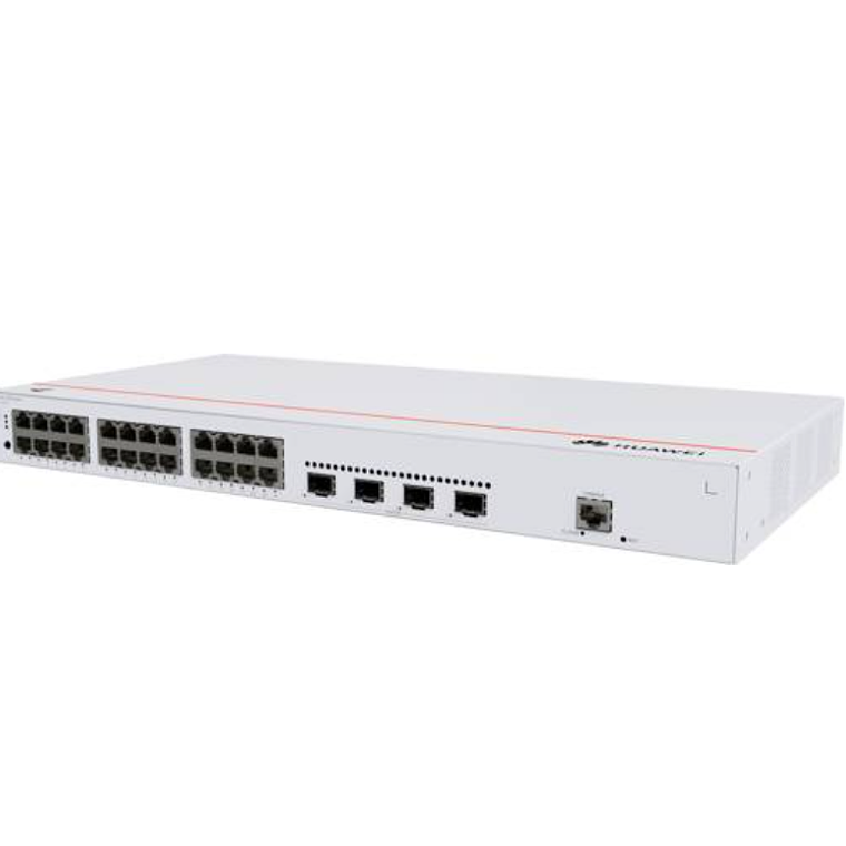 Switch Huawei eKit 24 puertos 10/100/1000Base-T 4 Puertos 10 GE SFP+ capacidad de conmutación de 128 Gbit/s  4