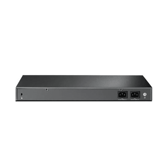 Switch Omada con 24 puertos SFP 4 puertos SFP+ capacidad de switching de 128Gbps