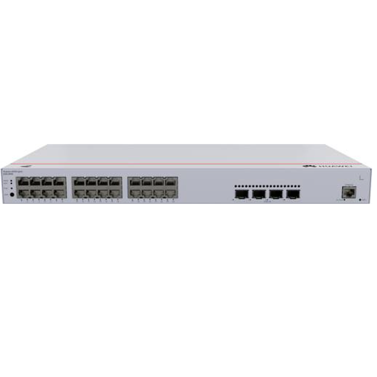 Switch 24 Puertos Huawei S220-24P4X (24*10/100/1000BASE-T ports(400W PoE+), 4*10GE SFP+ ports) 1