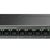 Switch de sobremesa de 9 puertos a 10/100 Mbps con 8 puertos PoE+