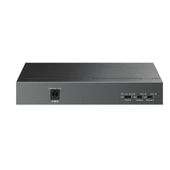 Switch de sobremesa de 9 puertos a 10/100 Mbps con 8 puertos PoE+