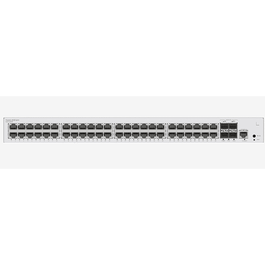Switch 48 Puertos Huawei S220-48P4X (48*10/100/1000BASE-T ports(380W PoE+), 4*10GE SFP+ ports)