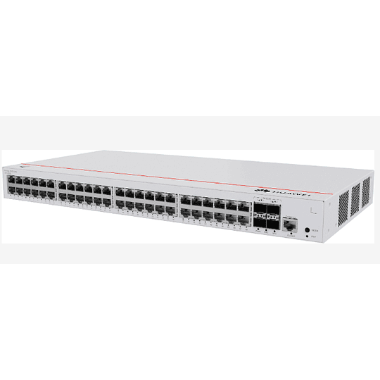 Switch 48 Puertos Huawei S220-48P4X (48*10/100/1000BASE-T ports(380W PoE+), 4*10GE SFP+ ports)