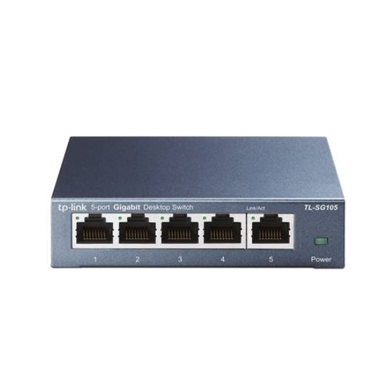 TP-Link TL-SG105 5-Port Metal Gigabit Switch - Conmutador - sin gestionar - 5 x 10/100/1000 - sobremesa 1
