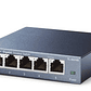TP-Link TL-SG105 5-Port Metal Gigabit Switch - Conmutador - sin gestionar - 5 x 10/100/1000 - sobremesa - Miniatura 2