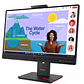 Monitor Lenovo ThinkVision T24D-4v de 23.8“ (IPS, Full HD, 120Hz, DP+HDMI, Webcam Integrada, Vesa) - Miniatura 3