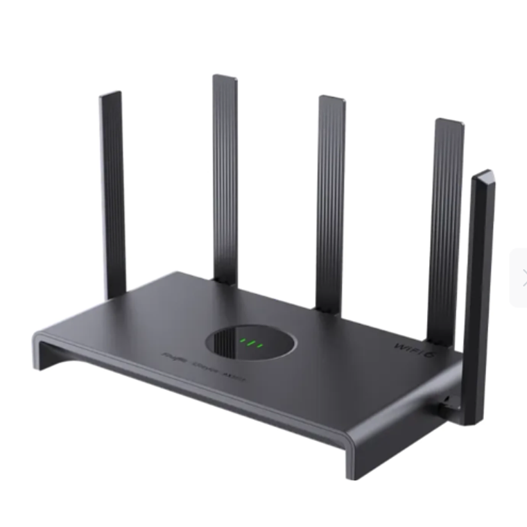 Router Gammer Reyee Wi-Fi 6 doble banda AX3000, 1 Puertos WAN 3 puertos LAN y 1 puerto WAN/LAN todos de 1Gbps 1