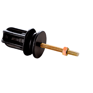 Aislador tensor templador. Incl. Perno con tuerca - HAGROY - bolsa 50 unidades