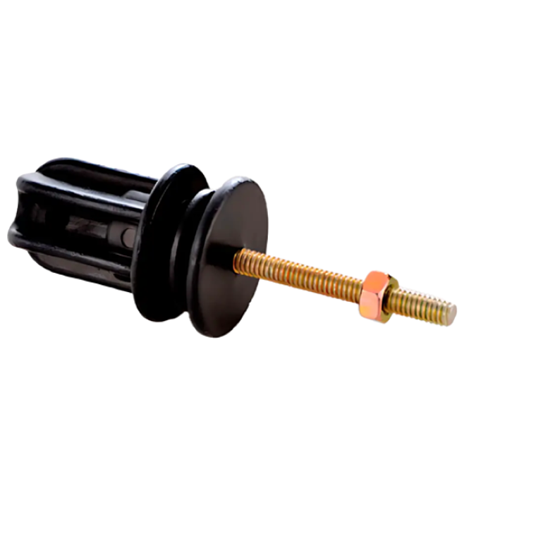 Aislador tensor templador. Incl. Perno con tuerca - HAGROY - bolsa 50 unidades 1