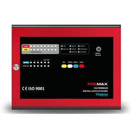 Panel convencional de Incendio serie FireMax, 8 zonas supervisadas 4 salidas NAC certificado
