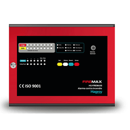 Panel convencional de Incendio serie FireMax, 16 zonas supervisadas 4 salidas NAC certificado