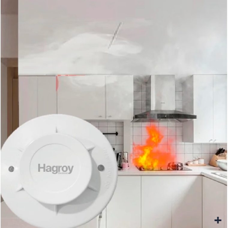 Detector de Temperatura HG-DT503 Hagroy 57°C Convencional 2/4 Hilos con LED 2